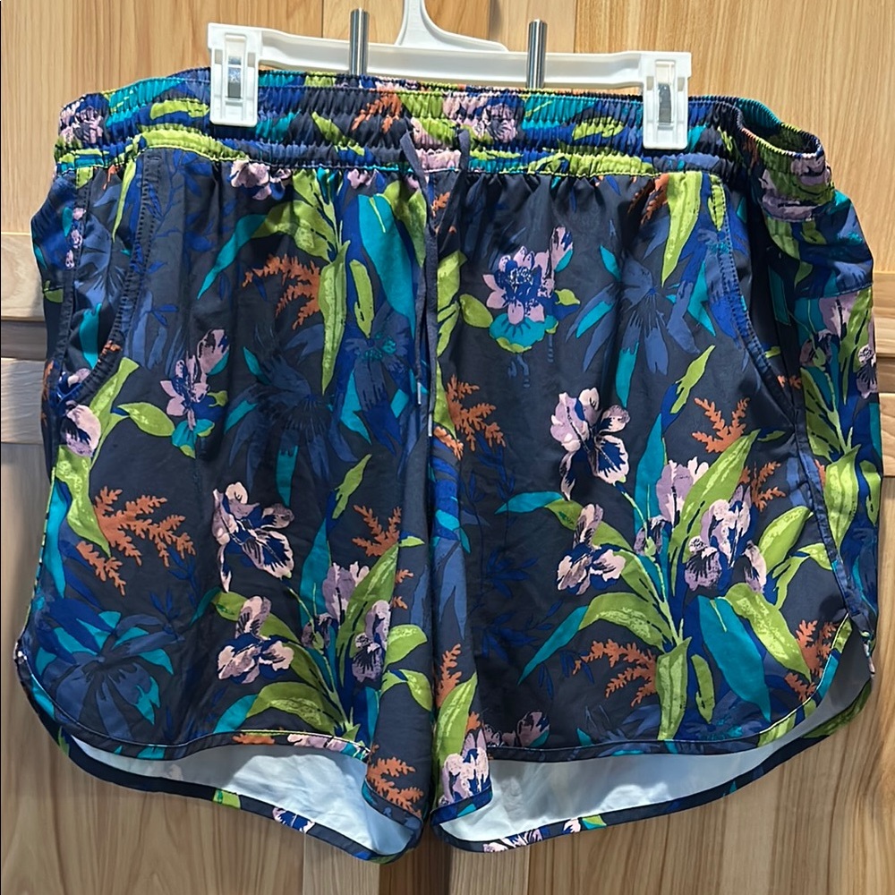 Columbia Vibrant Floral Athletic Shorts